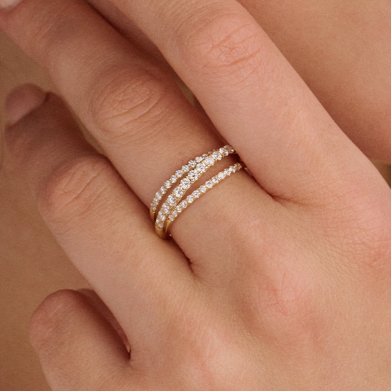 Lab Diamonds Ring LG1057Y - 14k Gold