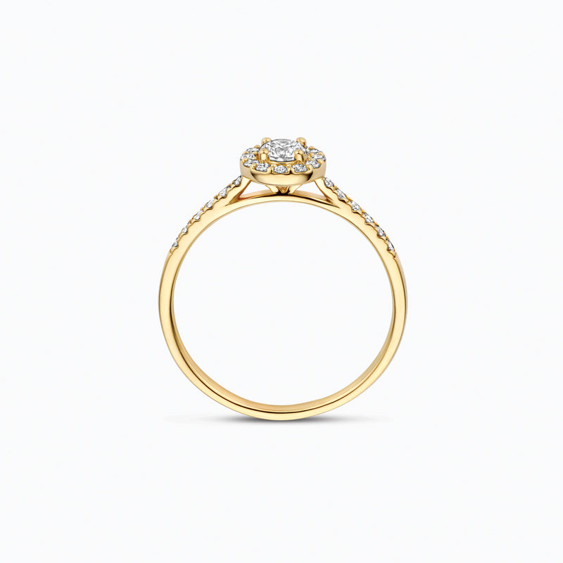 Lab Diamonds Ring LG1058Y - 14k Gold