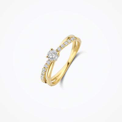 Lab Diamonds Ring LG1059Y - 14k Gold
