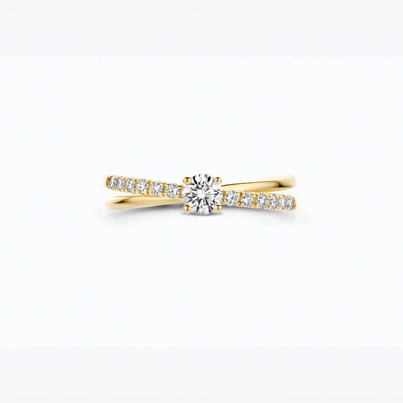 Lab Diamonds Ring LG1059Y - 14k Gold