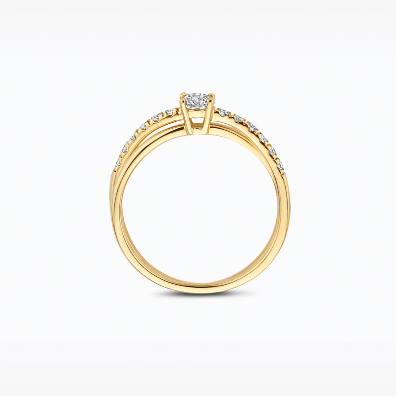 Lab Diamonds Ring LG1059Y - 14k Gold
