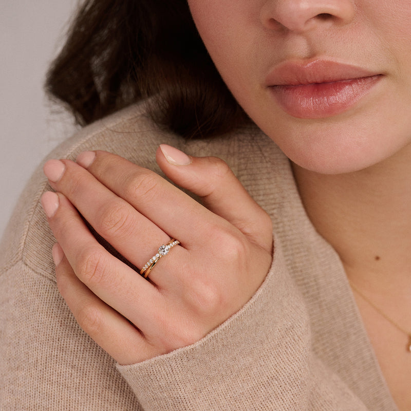 Lab Diamonds Ring LG1059Y - 14k Gold