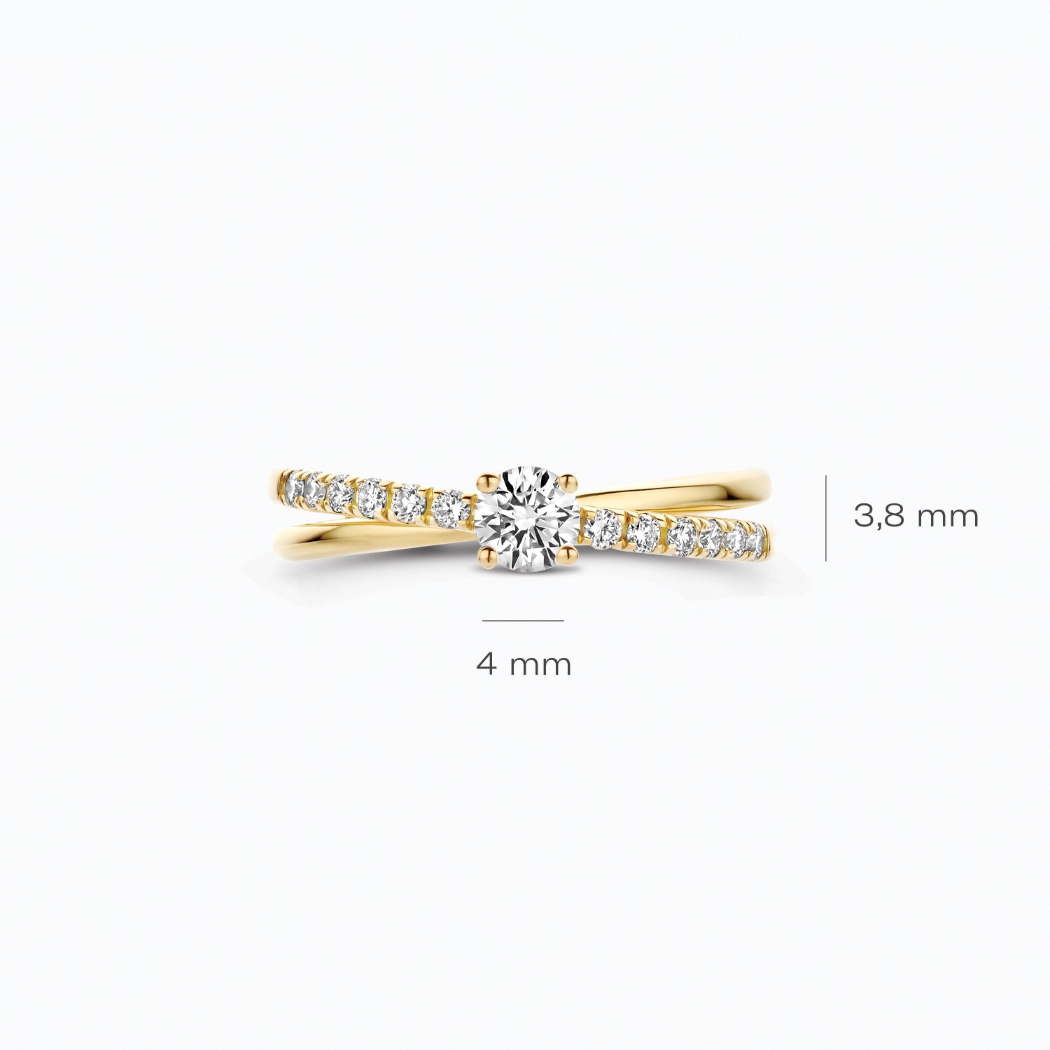 Lab Diamonds Ring LG1059Y - 14k Gold