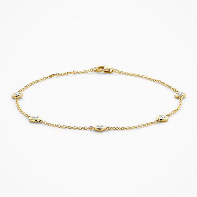 Diamants de laboratoire Bracelet LG2002Y - Or jaune 14k