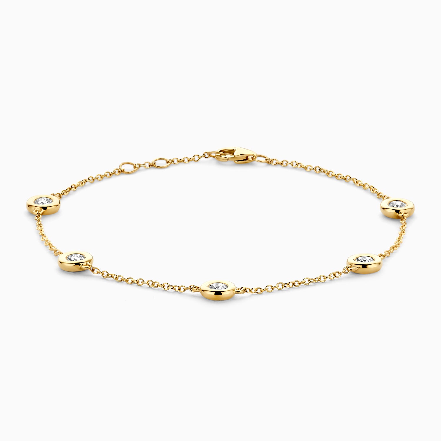 Lab Diamonds Bracelet LG2003Y - 14k Yellow Gold