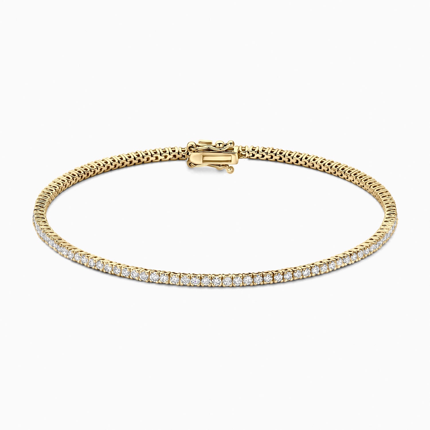 Lab diamonds armband LG2004Y/16 - 14k Geelgoud