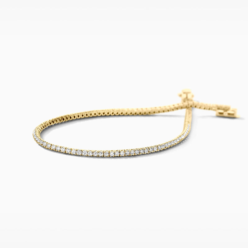 Lab diamonds armband LG2004Y/17 - 14k Geelgoud
