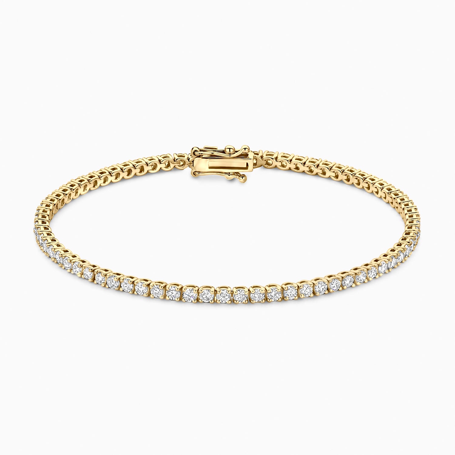 Lab diamonds armband LG2006Y/16 - 14k Geelgoud