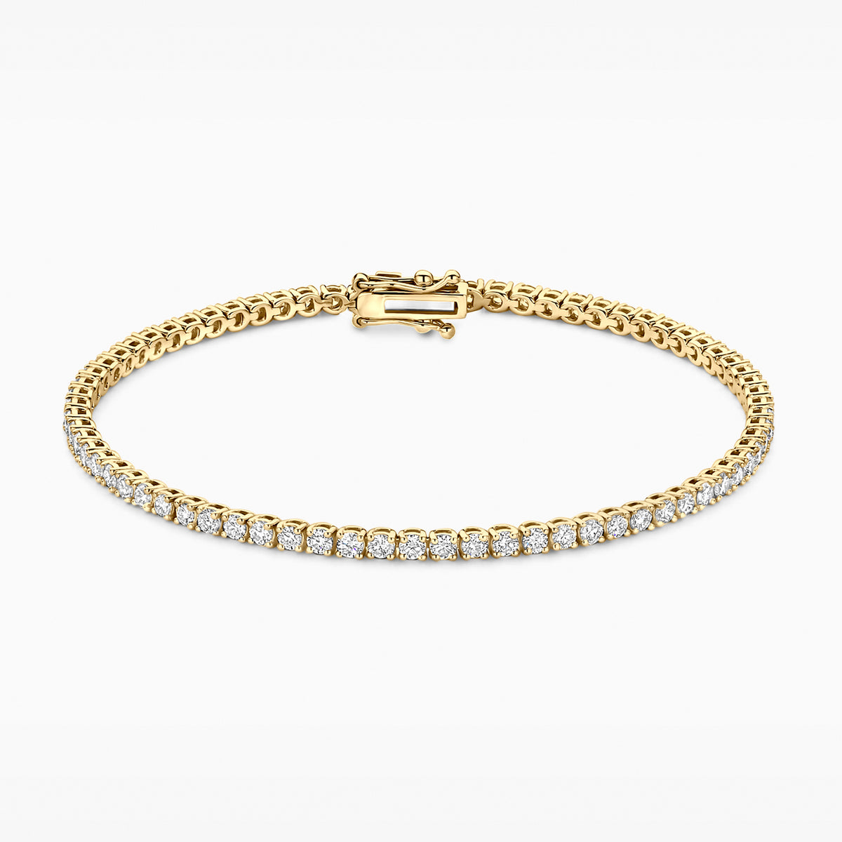 Tennisarmband ∅ 2.3 mm lab grown diamant 16cm 14k goud