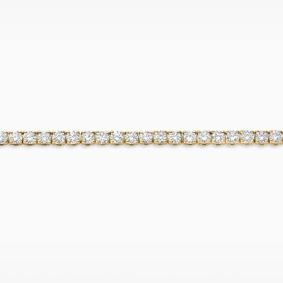 Tennisbracelet with lab diamonds LG2006Y/16 - 14k gold
