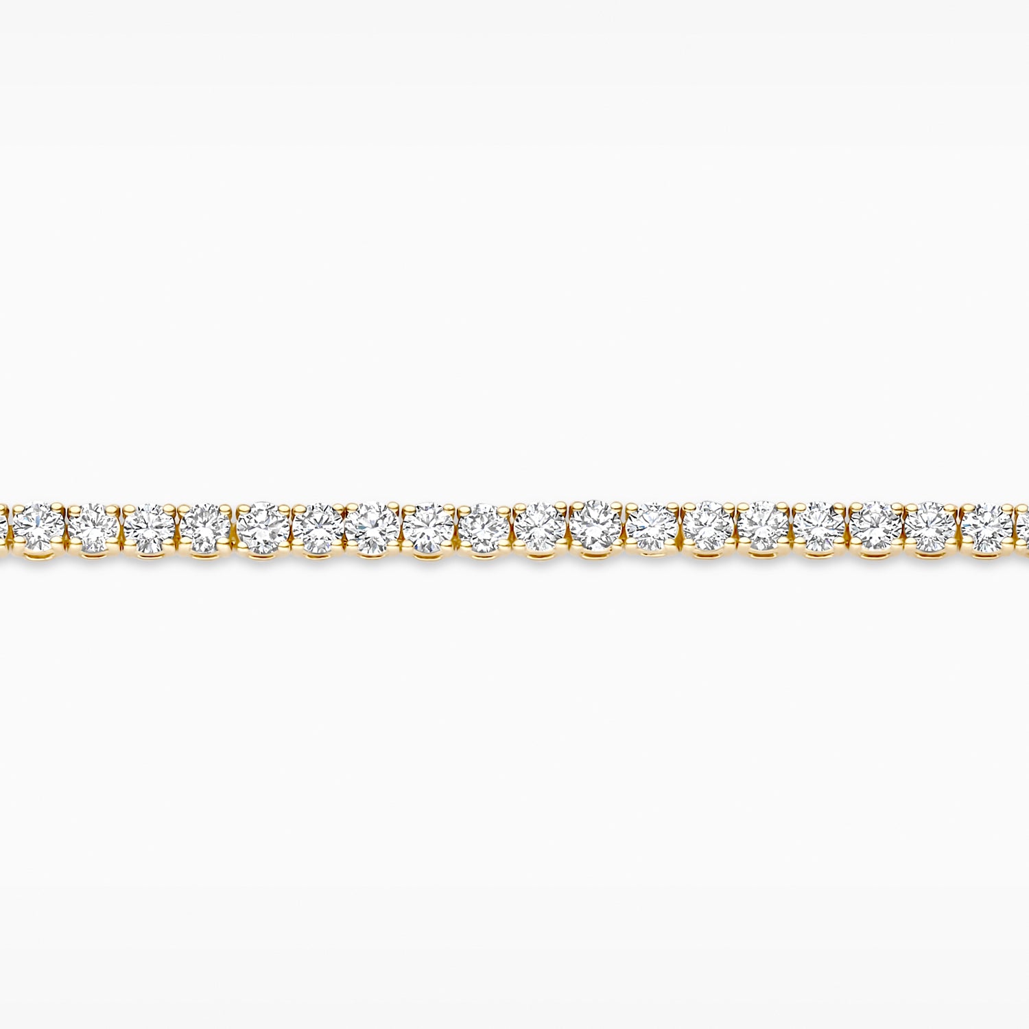 Lab diamonds armband LG2007Y/18 - 14k Geelgoud