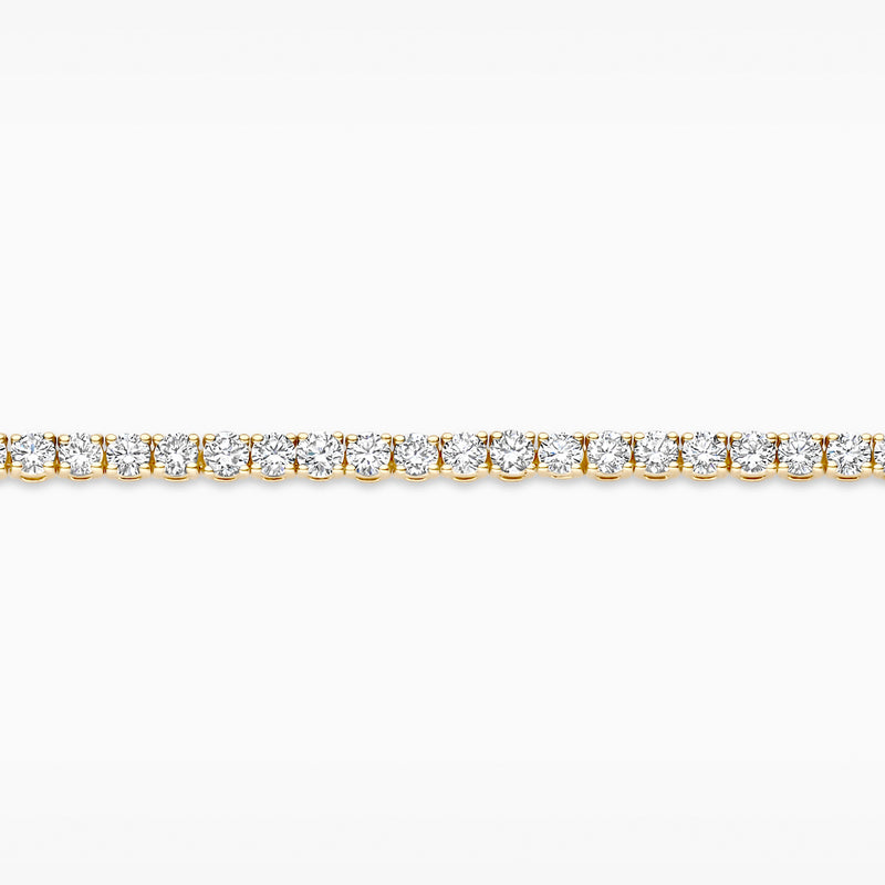 Lab diamonds armband LG2007Y/18 - 14k Geelgoud