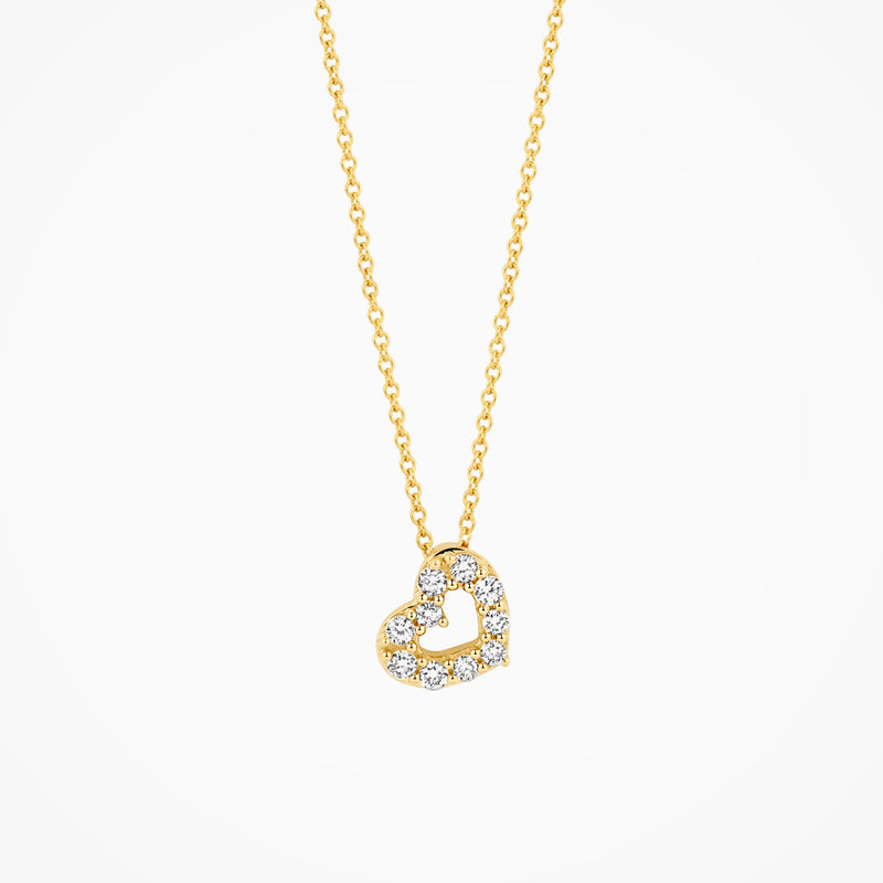 Lab diamonds Halskette LG3000Y - 585er Gelbgold