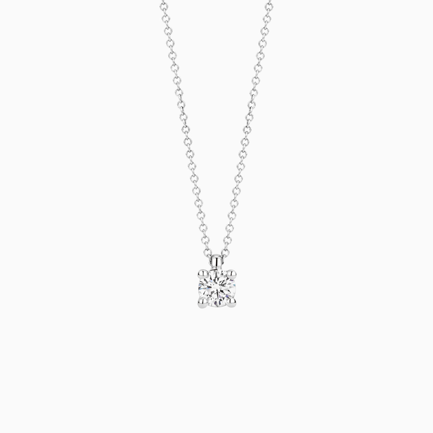Lab diamonds collier LG3001W - 14k Witgoud