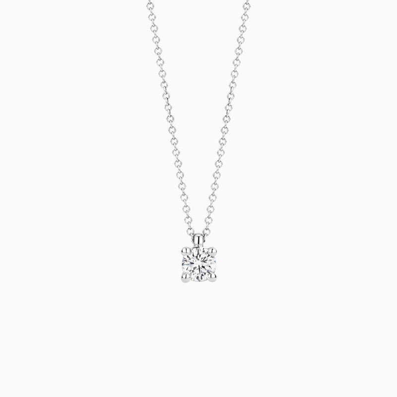 Lab diamonds necklace LG3001W - 14k White gold