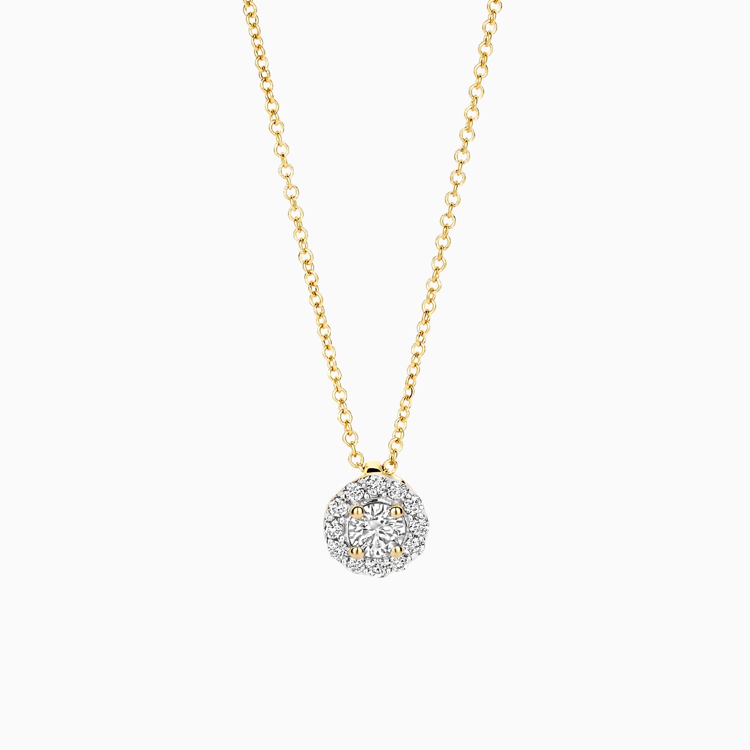 Lab Diamonds Necklace LG3010Y - 14k Yellow Gold