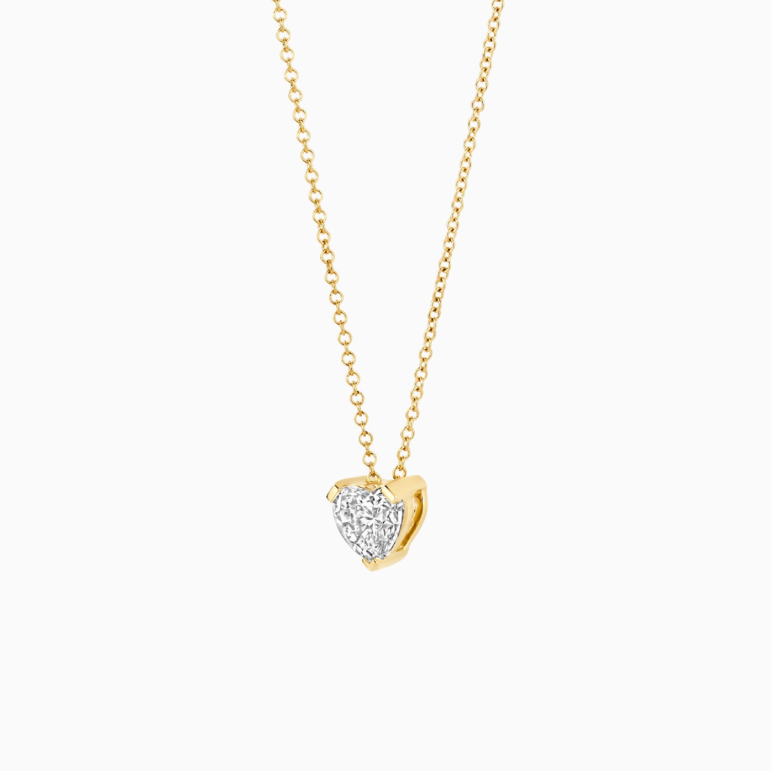 Lab Diamonds Necklace LG3011Y - 14k Yellow Gold