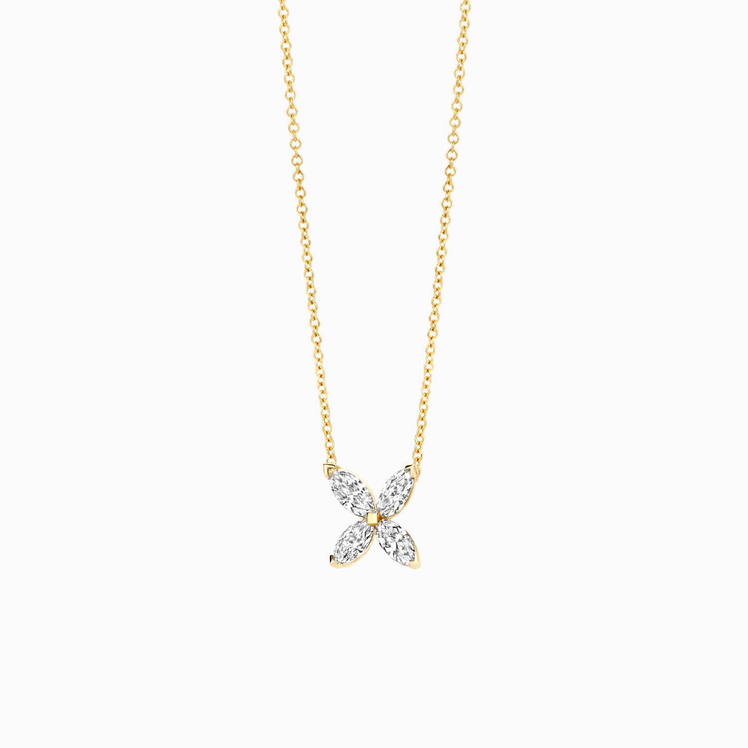 Lab Diamonds Necklace LG3013Y - 14k Yellow Gold