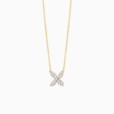 Lab Diamonds Necklace LG3013Y - 14k Yellow Gold