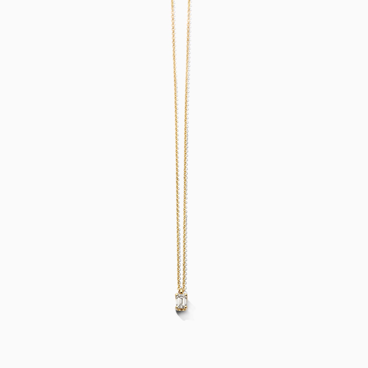 Diamant de laboratoire collier LG3016Y - 14k Or