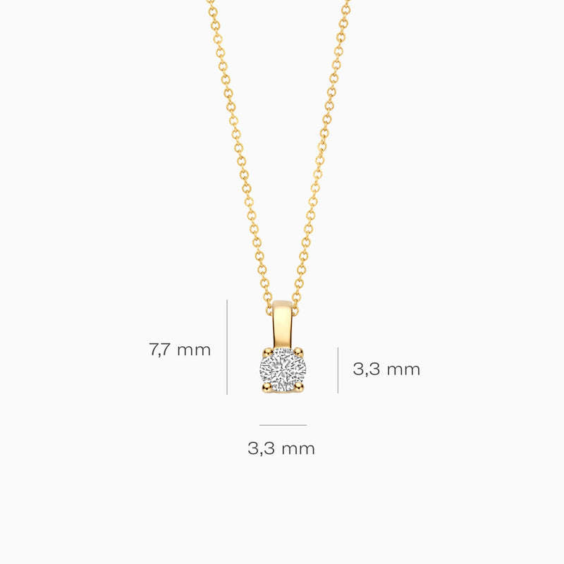 Lab Diamonds Pendant LG6000Y - 14k Yellow Gold