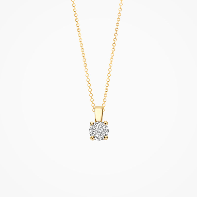 Lab Diamonds Pendant LG6001Y - 14k Yellow Gold