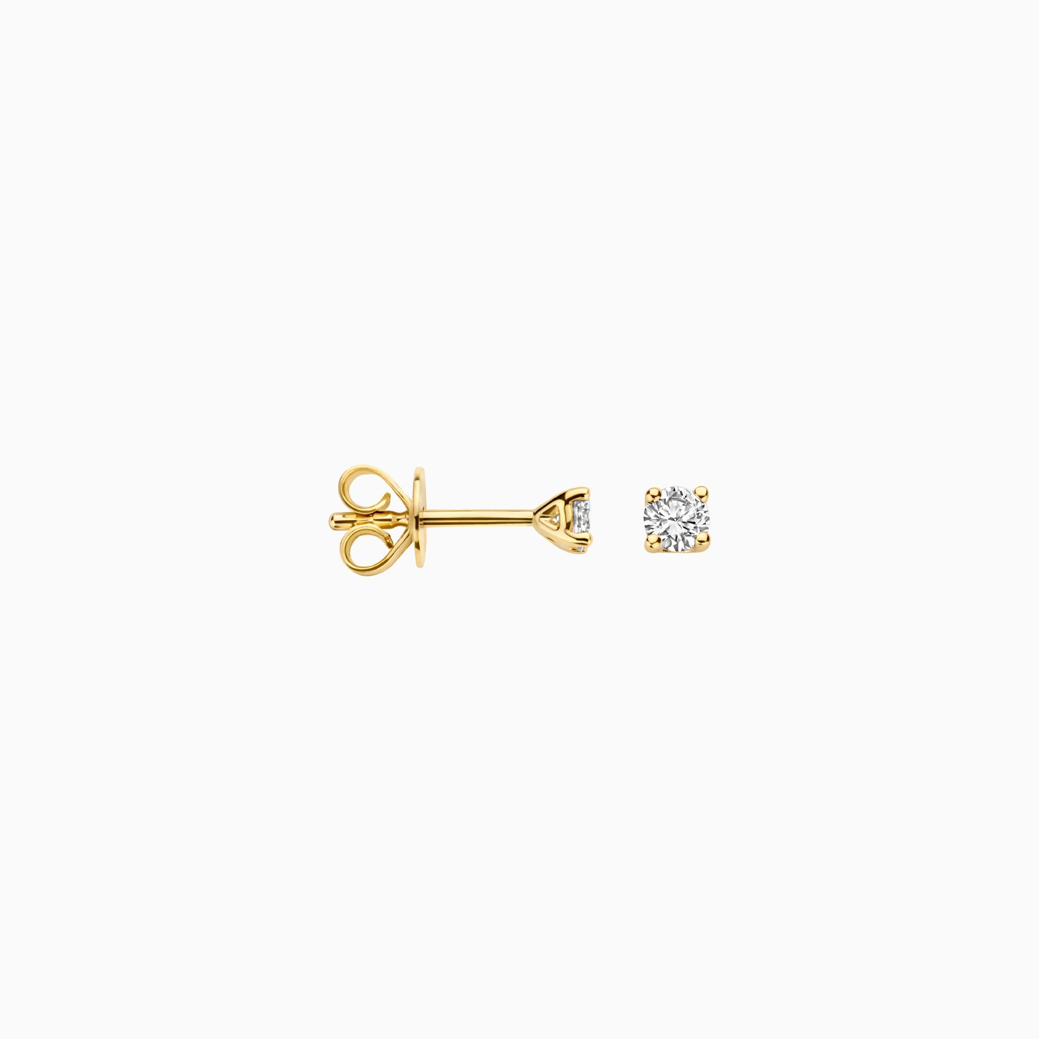 Lab diamonds puces d’oreilles LG7000Y - Or jaune 14k