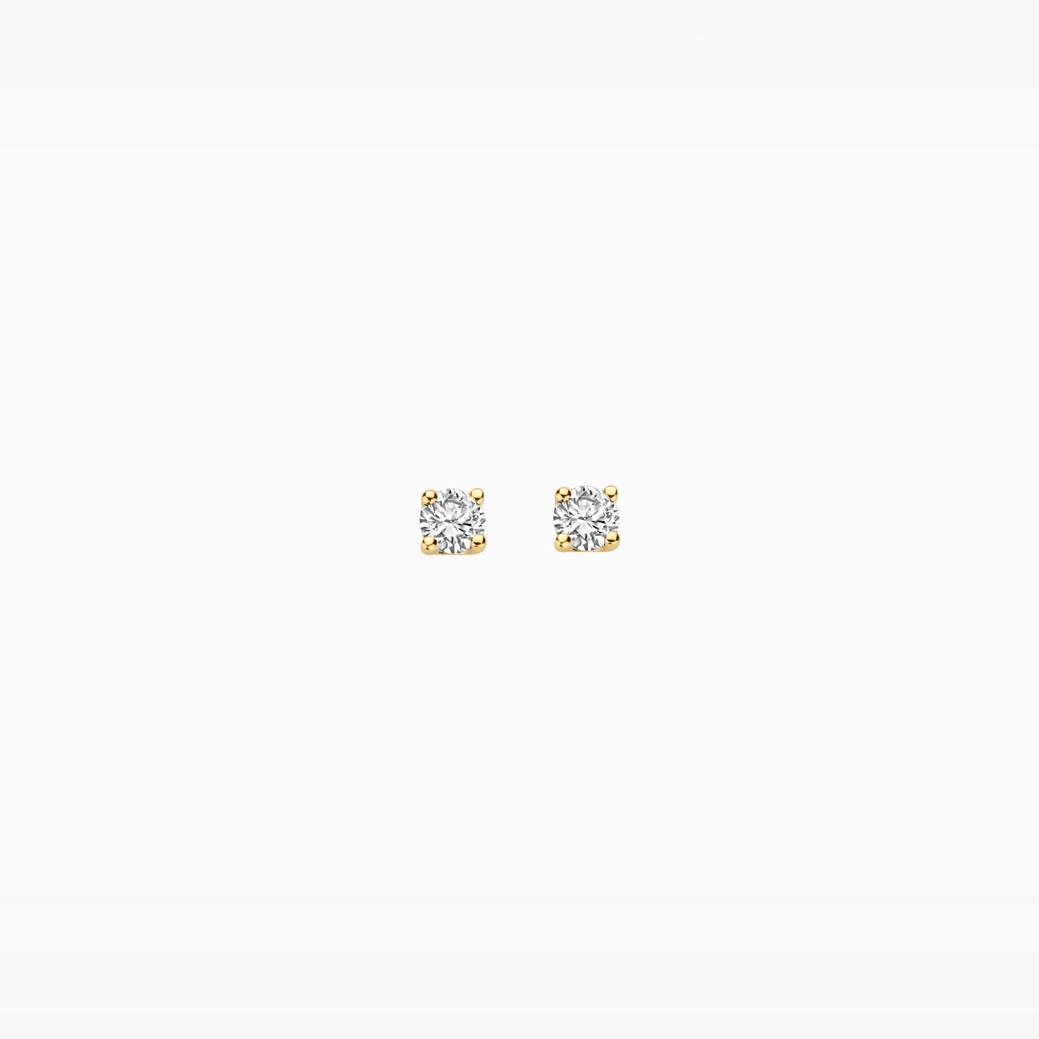 Oorknopjes lab grown diamant ⌀ 2.9 mm 14k goud