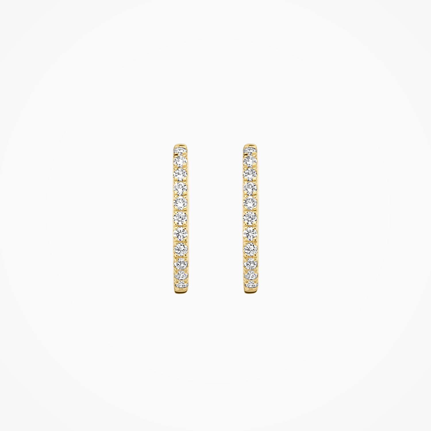 Lab diamonds boucles d’oreilles LG7007Y - Or jaune 14k
