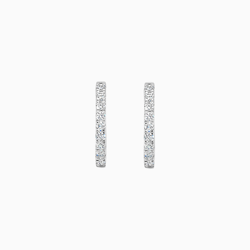Lab diamonds boucles d’oreilles LG7008W - Or blanc 14k