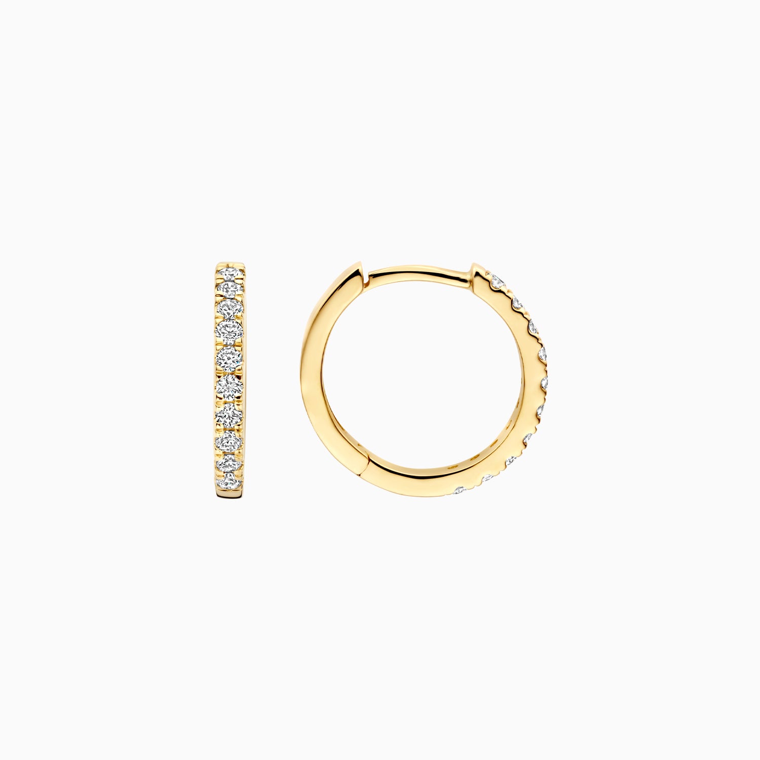 Lab Diamonds Earrings LG7012Y - 14k Yellow Gold