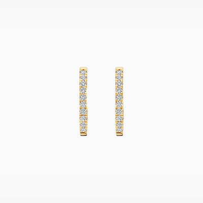 Lab Diamonds Earrings LG7014Y - 14k Yellow Gold