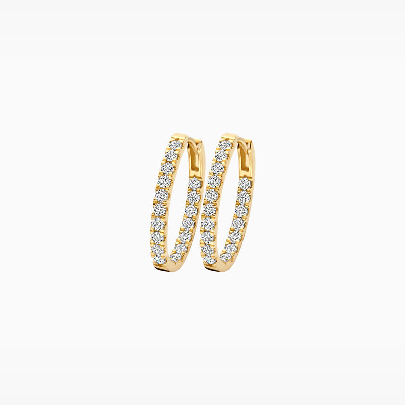 Lab Diamonds Earrings LG7014Y - 14k Yellow Gold