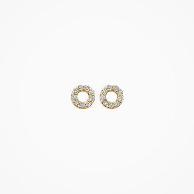 Lab Diamonds Earstuds LG7016Y - 14k Yellow Gold