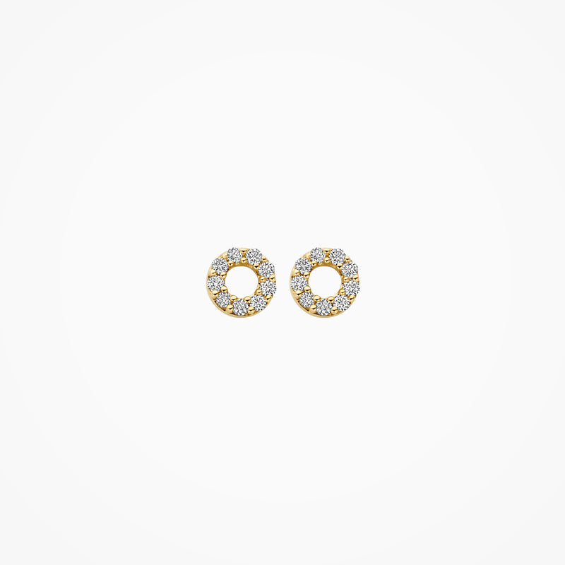 Lab Diamonds Earstuds LG7016Y - 14k Yellow Gold