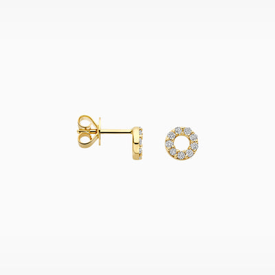 Lab Diamonds Earstuds LG7016Y - 14k Yellow Gold