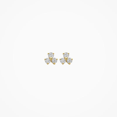 Lab Diamonds Earstuds LG7017Y - 14k Yellow Gold