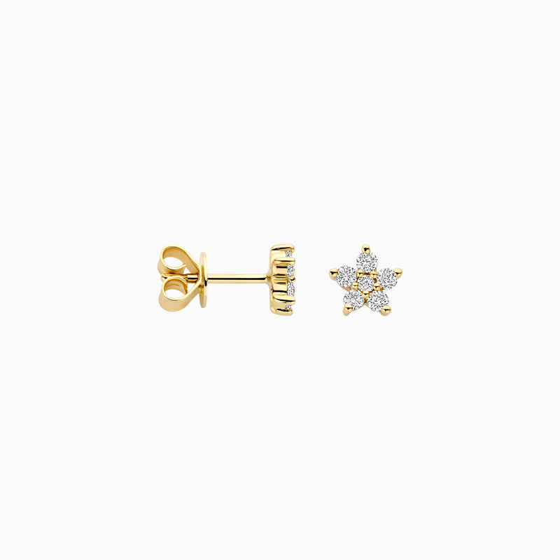 Lab Diamonds Earstuds LG7018Y - 14k Yellow Gold