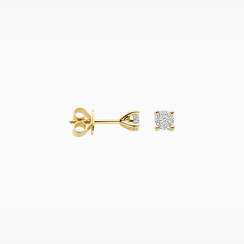 Lab Diamonds Earstuds LG7020Y - 14k Yellowgold