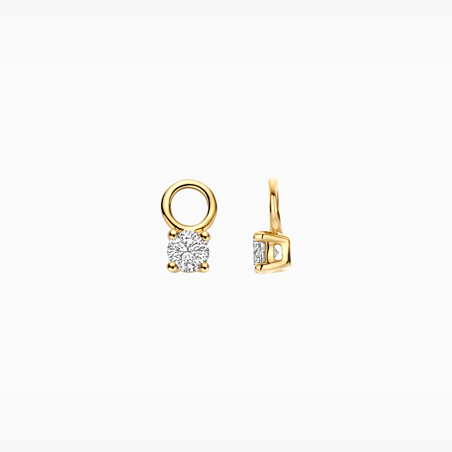 Diamants de laboratoire Breloques d'oreilles LG9000Y - Or jaune 14k