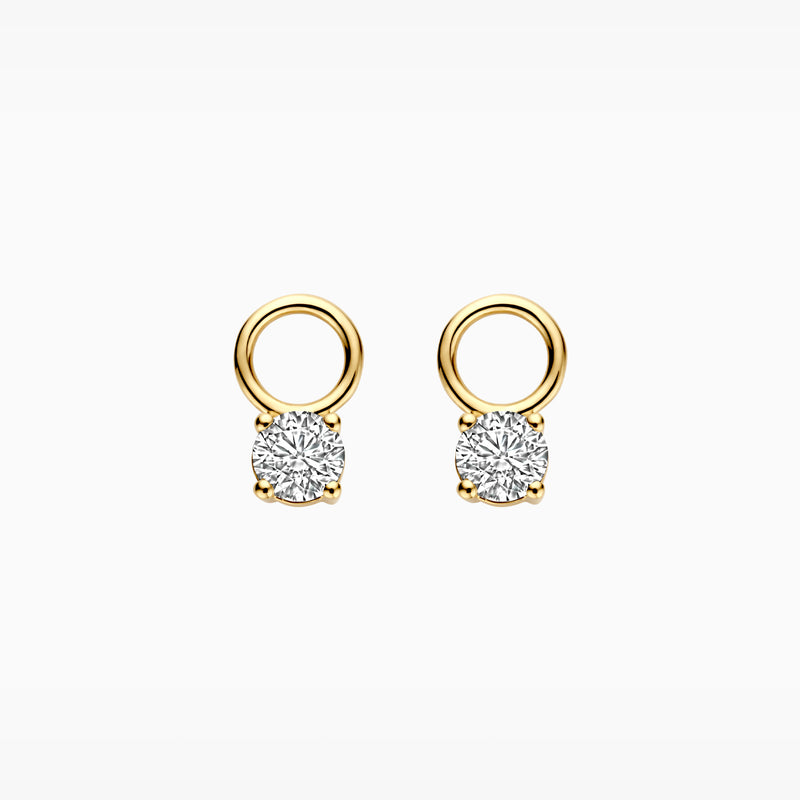 Lab Diamonds Ear charms LG9001Y - 14k Yellow Gold