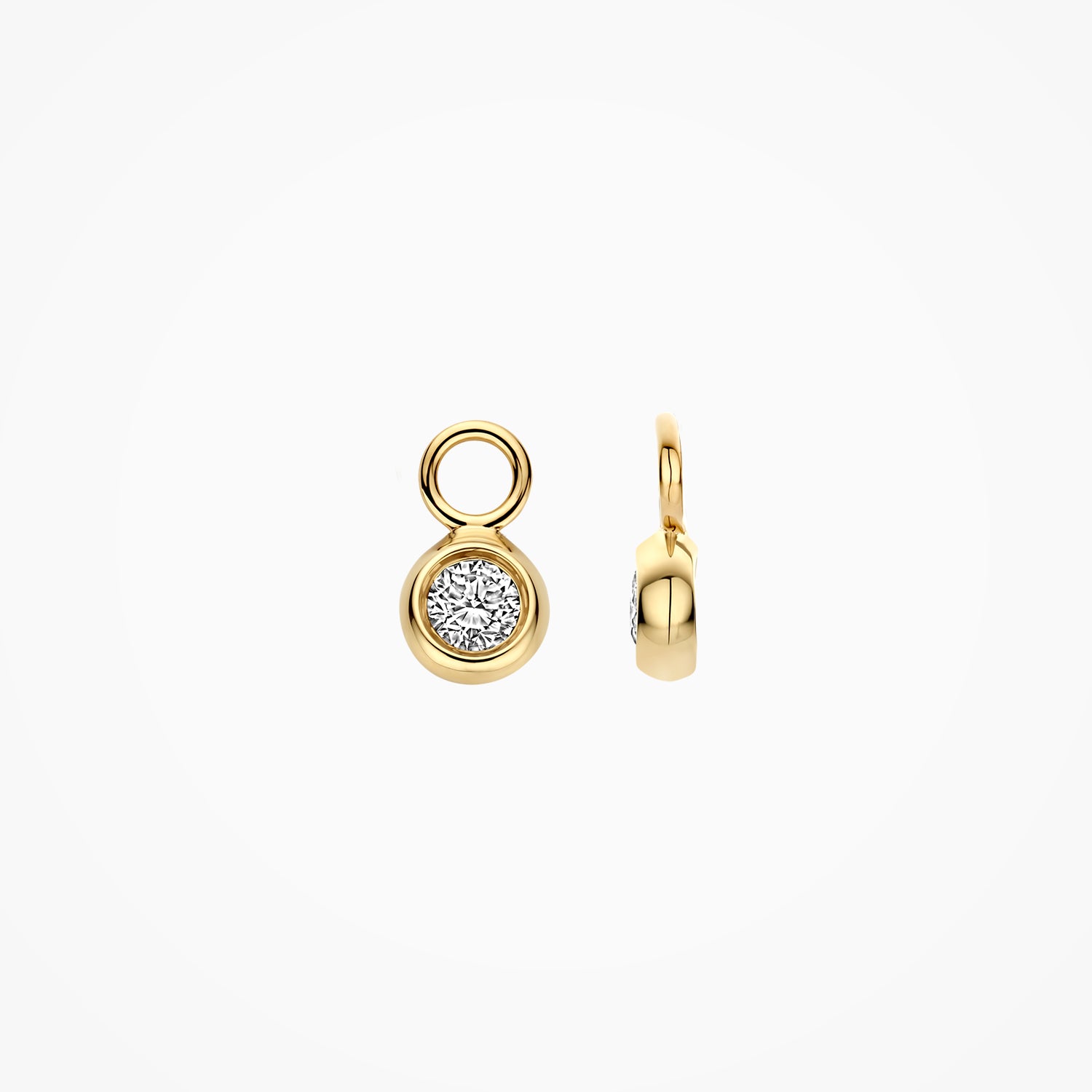 Diamants de laboratoire Breloques d'oreilles LG9002Y/S - Or jaune 14K