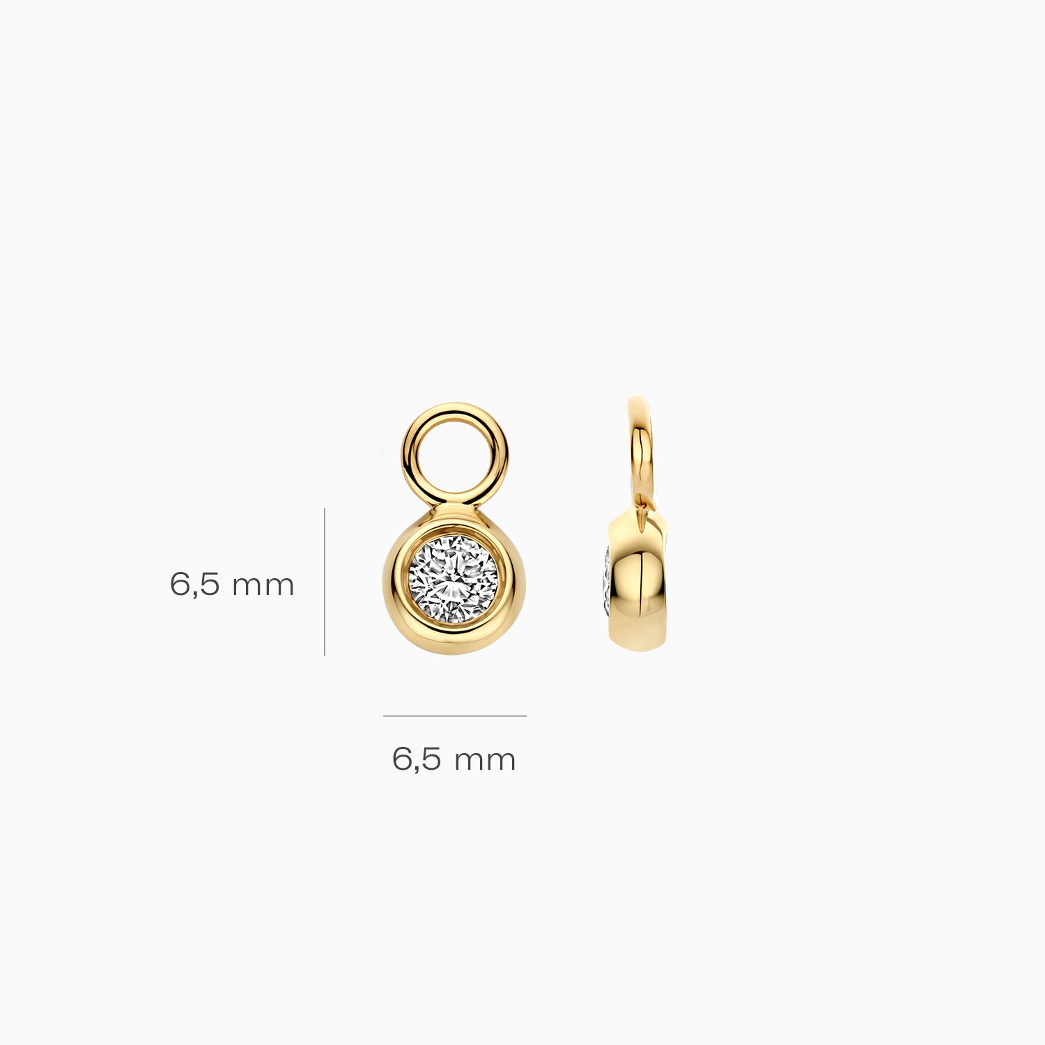 Lab Diamonds Ear charms LG9002Y/S - 14k Yellow Gold