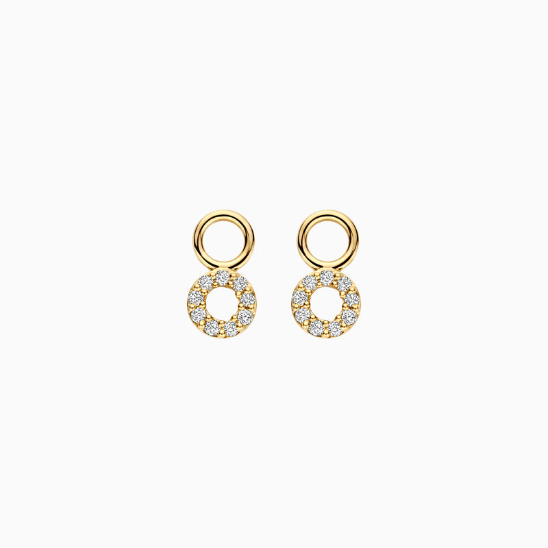 Lab Diamonds Ear charms LG9003Y - 14k Yellow Gold