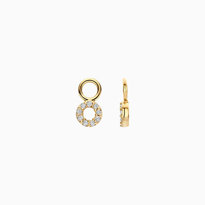 Lab Diamonds Ear charms LG9003Y - 14k Yellow Gold