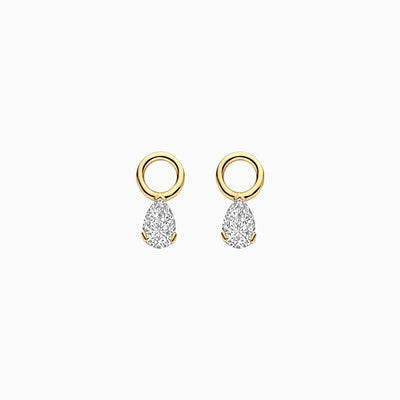 Lab Diamonds Ear charms LG9004Y - 14k Yellow Gold