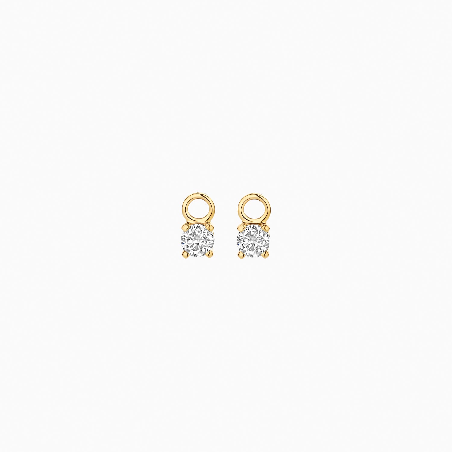 Diamants de laboratoire Breloques d'oreilles LG9006Y/S - 14k Or