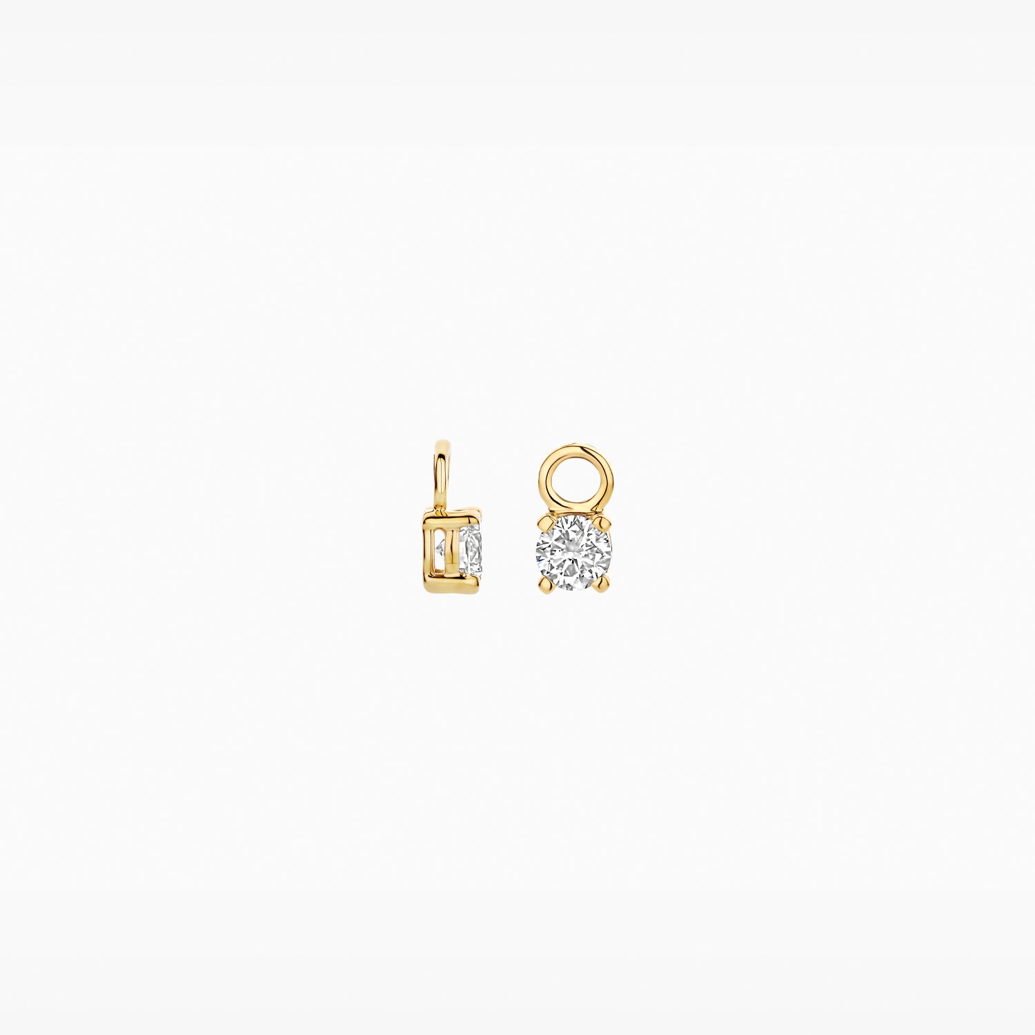 Diamants de laboratoire Breloques d'oreilles LG9006Y/S - 14k Or