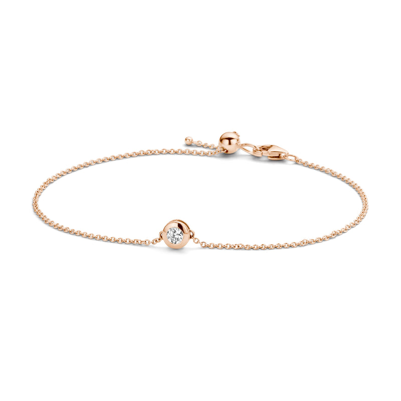 Armband 2167RZI - 585er Rose Gold mit Zirkonia