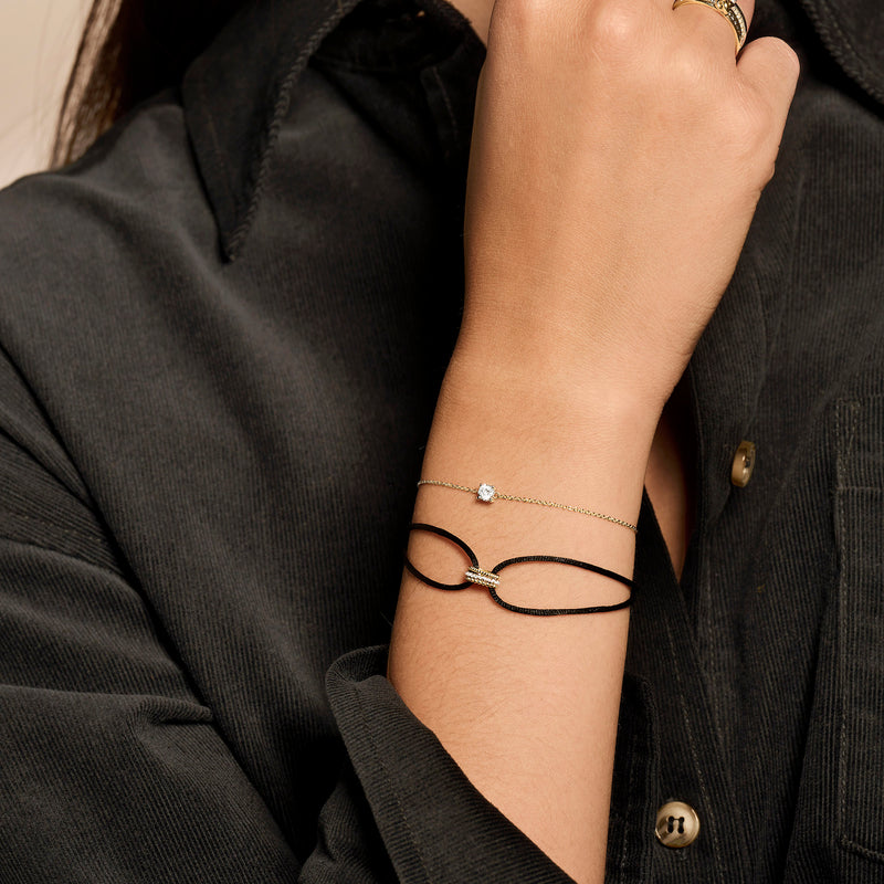 Intertwined Silk Cord Bracelet – daniellemarksjewelry
